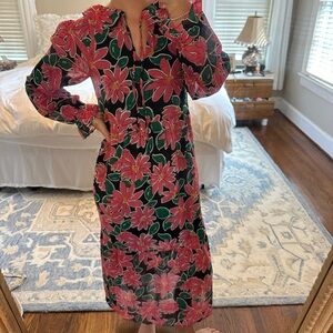 Floral Pink and Green Women's Dress from ASOS